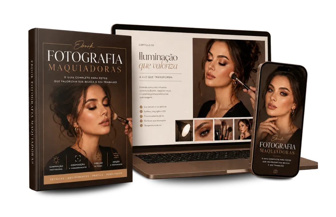 Mockup do Ebook Fotografia Maquiadoras